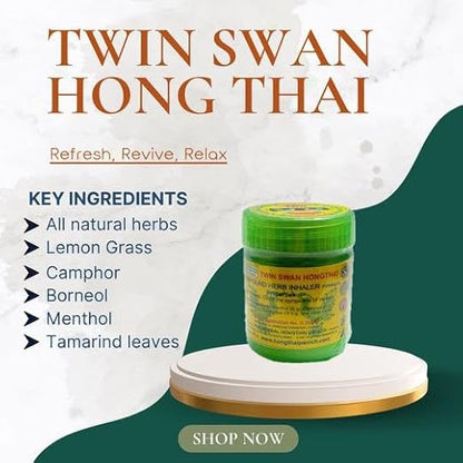 Hong Thai Herb Inhaler Traditional Thai Herbal Inhalant