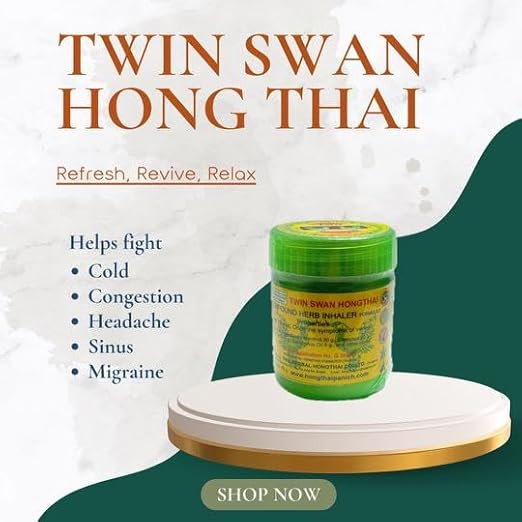 Hong Thai Herb Inhaler Traditional Thai Herbal Inhalant