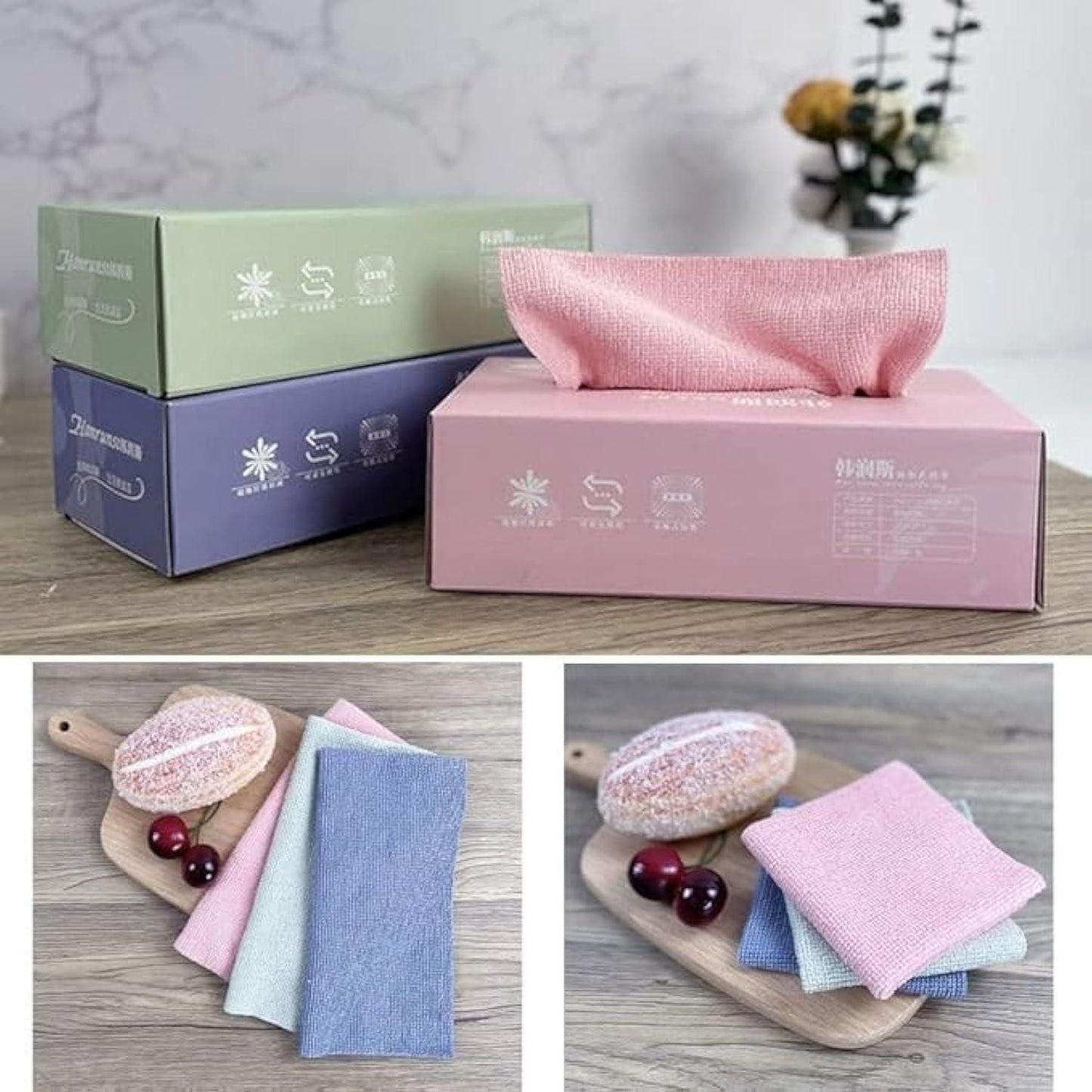 Microfiber Cleaning Cloth - 20 PCS (Pack of 1)